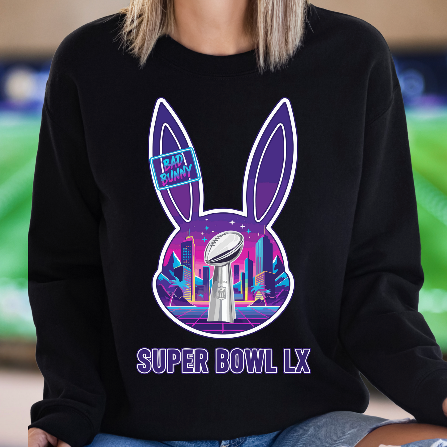 BAD BUNNY HALF TIME SUPER BOWL SWEATSHIRT