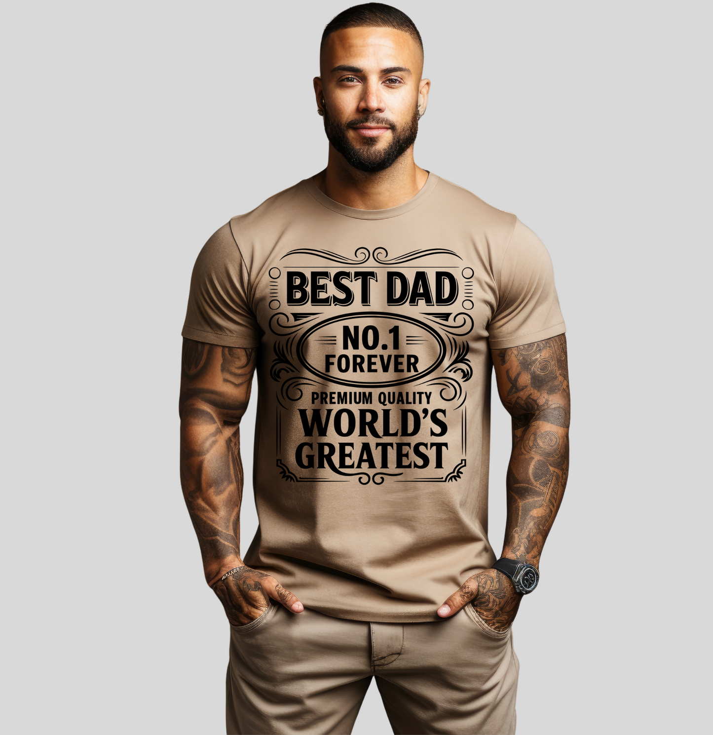 WORLD'S GREATEST BEST DAD T-SHIRT