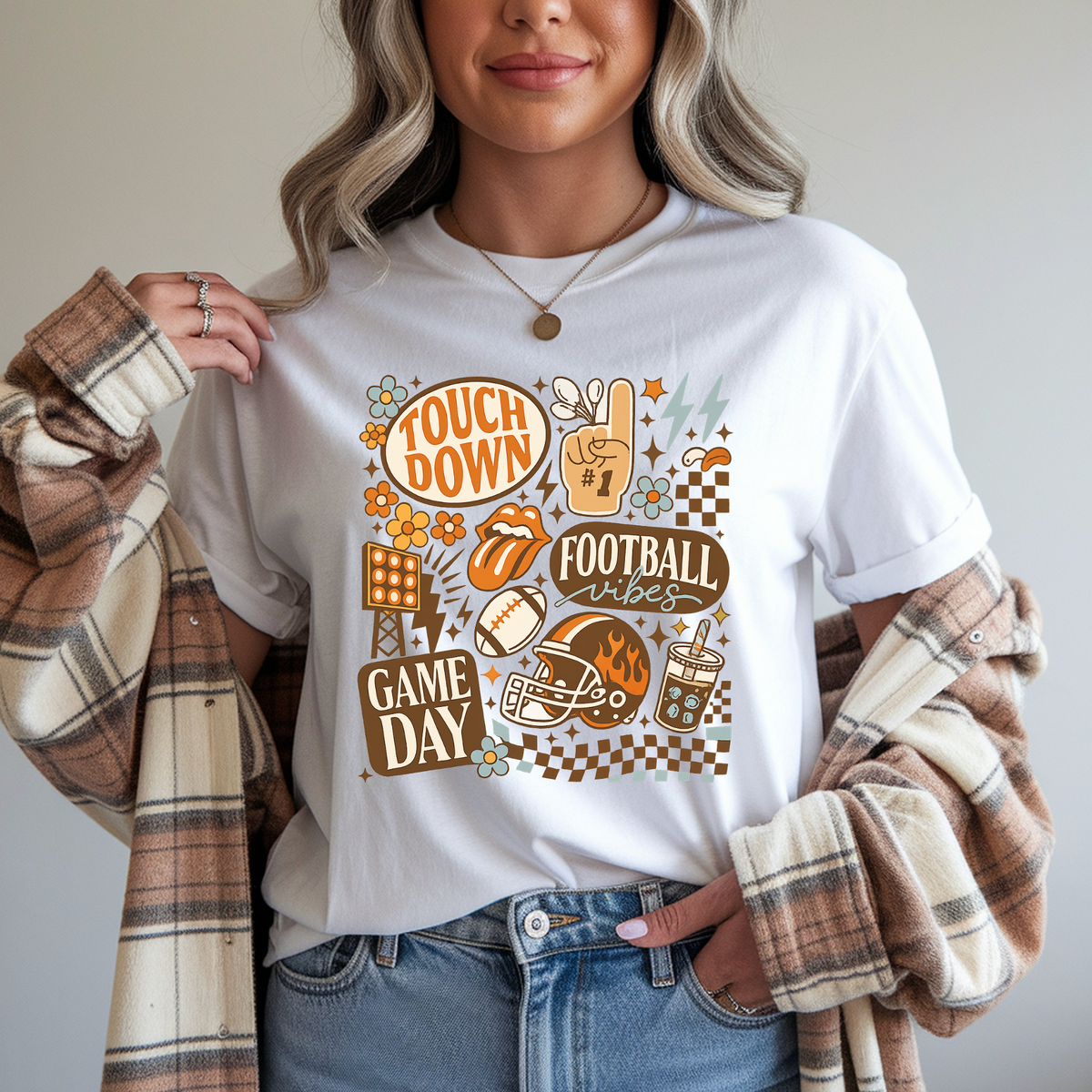 FOOTBALL GAME DAY VIBES T-SHIRT