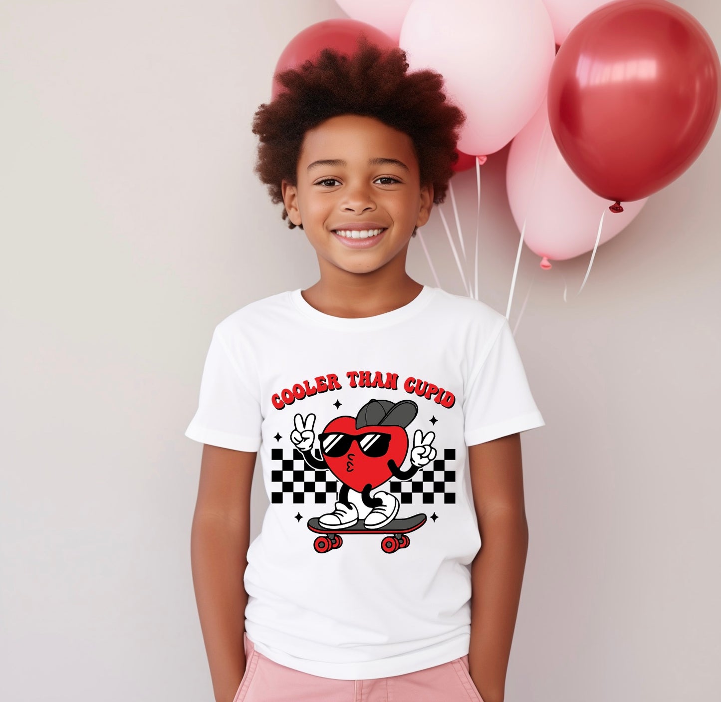 COOLER THANK CUPID RETRO BOYS T- SHIRT
