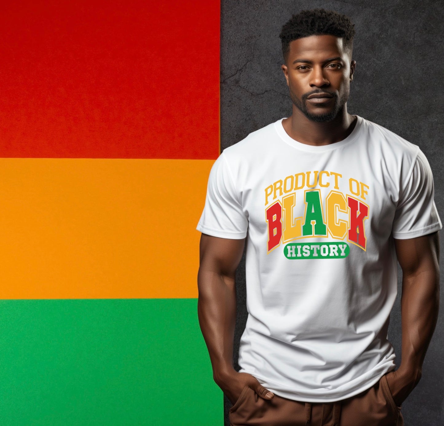 PRODUCT OF BLACK HISTORY T-SHIRT