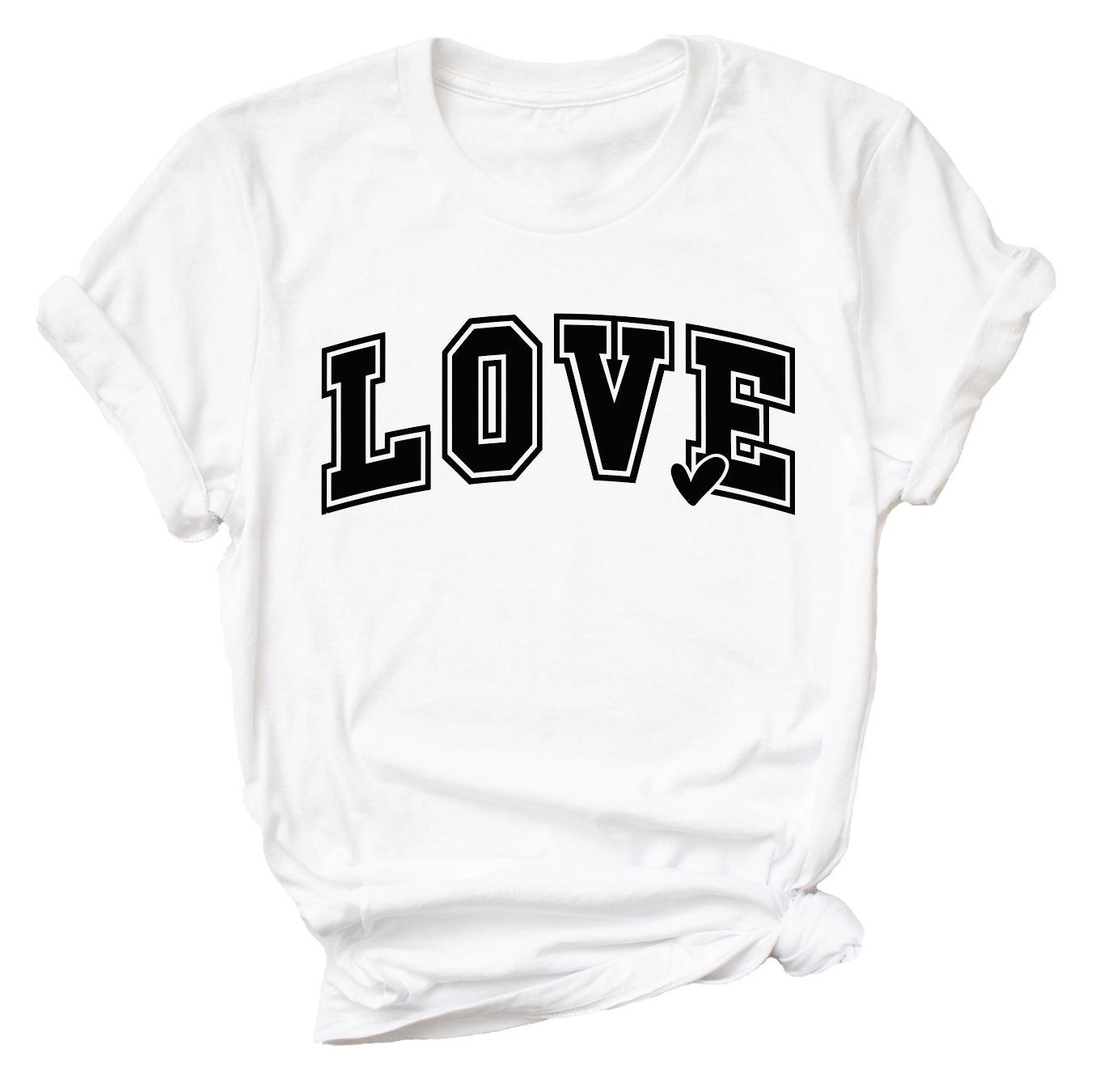 VARSITY LOVE with HEART T-SHIRT