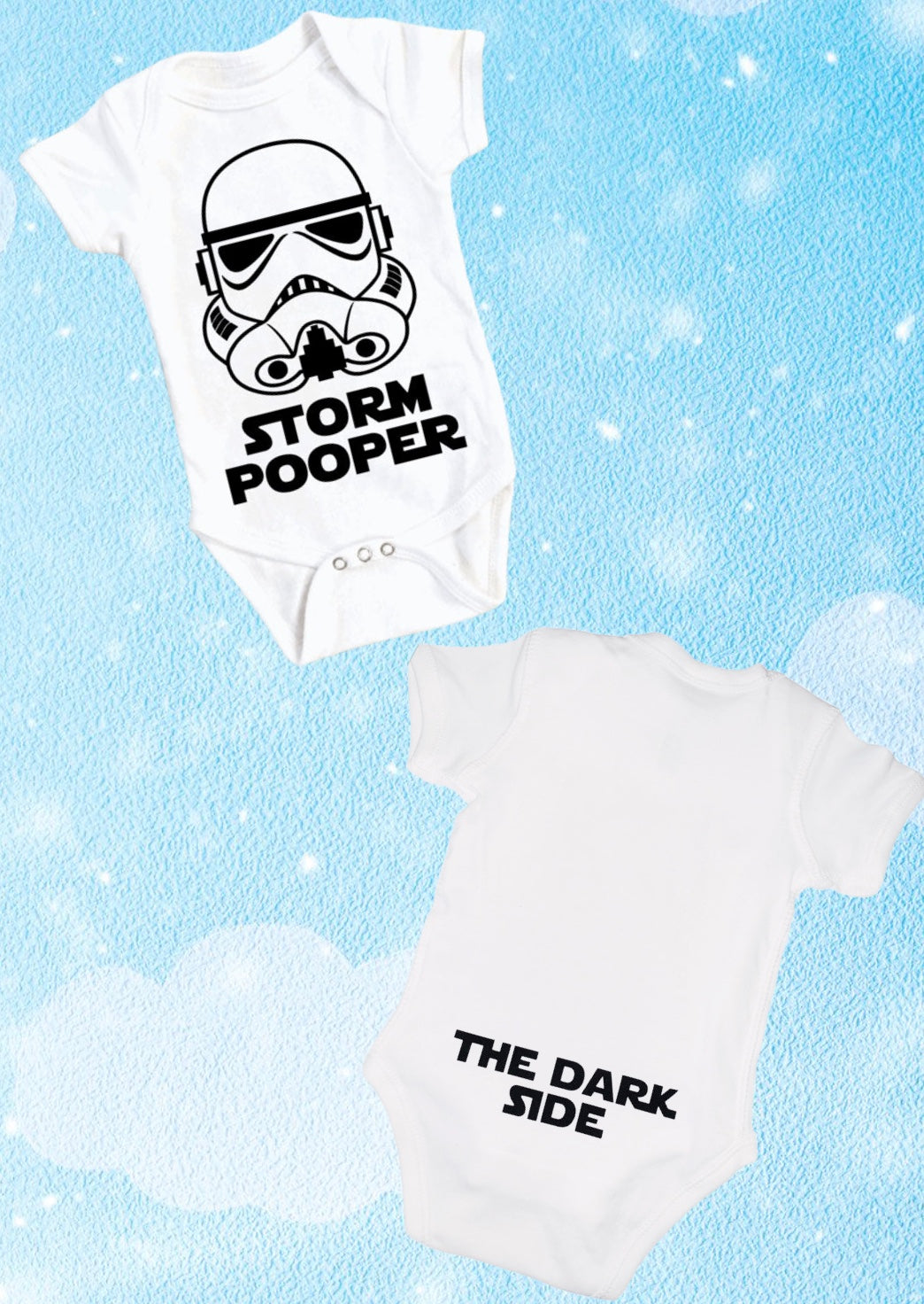 STORM POOPER BABY ONESIE