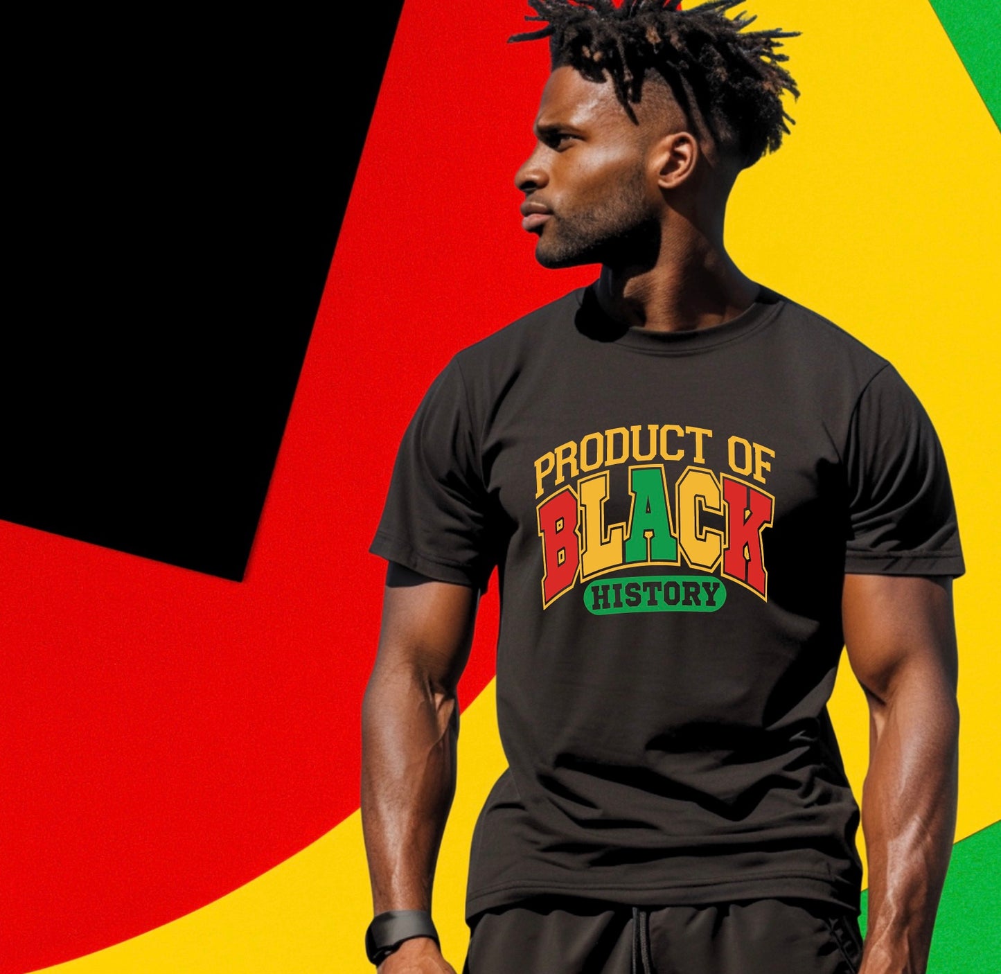 PRODUCT OF BLACK HISTORY T-SHIRT