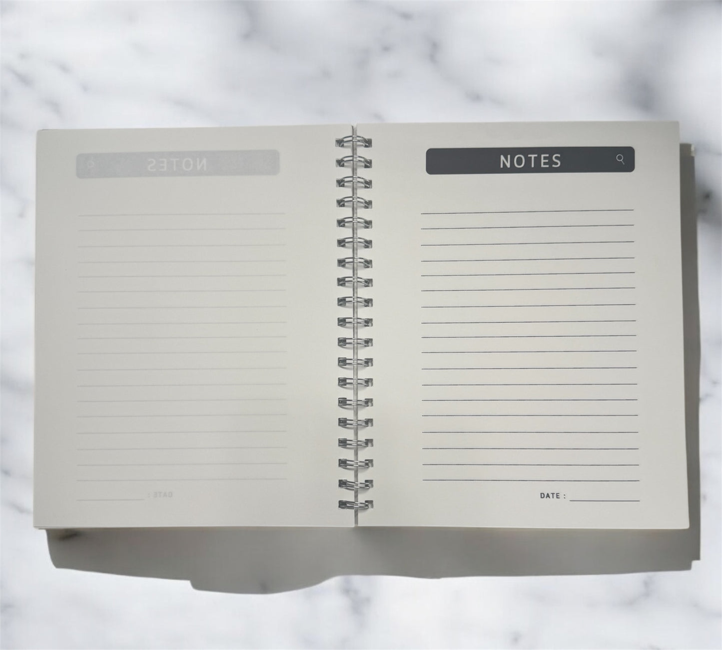 SKELETON CHROME NOTEPAD BINDER