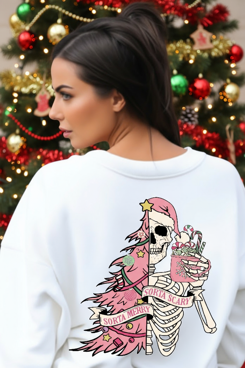 SORTA SCARY MERRY CHRISTMAS SWEATSHIRT