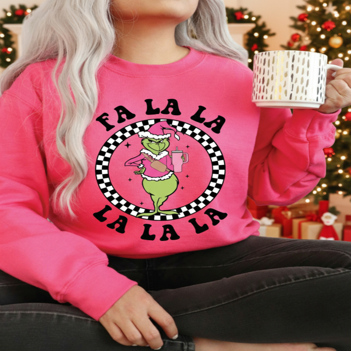 FA LA LA LA GRINCH CHRISTMAS SWEATSHIRT