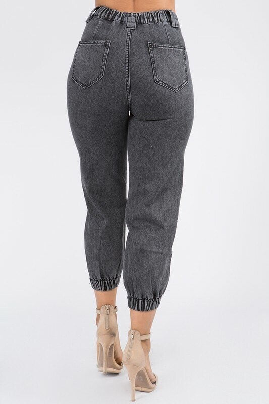 DENIM CARGO JOGGER
