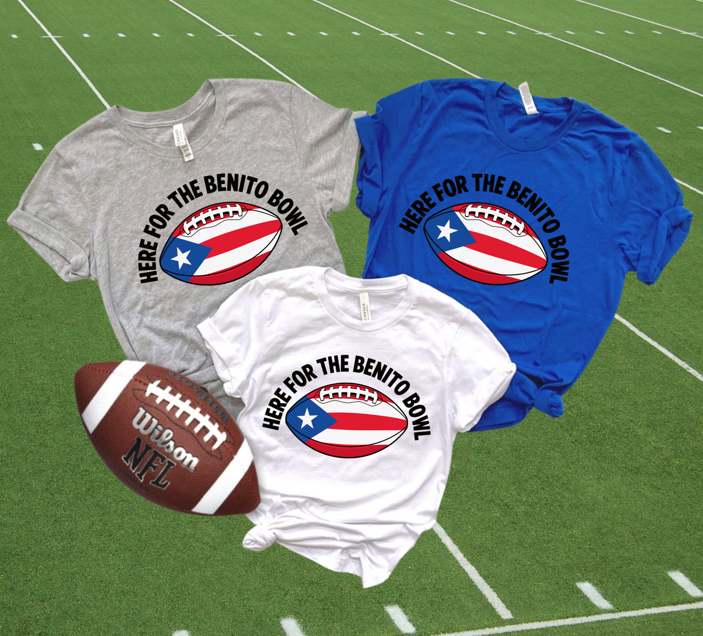 HERE FOR THE BENITO BOWL SUPER BOWL T-SHIRT