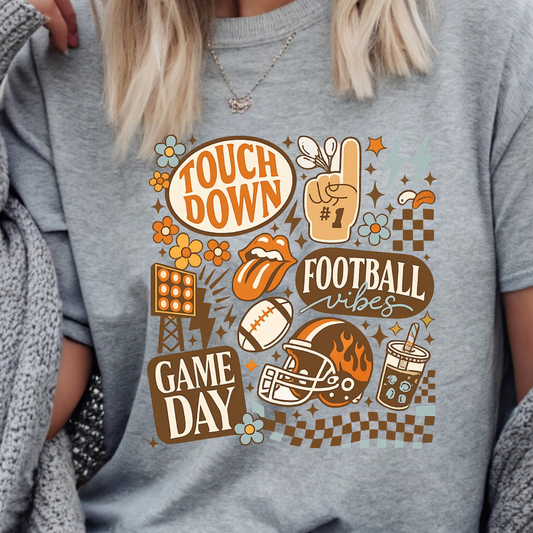 FOOTBALL GAME DAY VIBES T-SHIRT