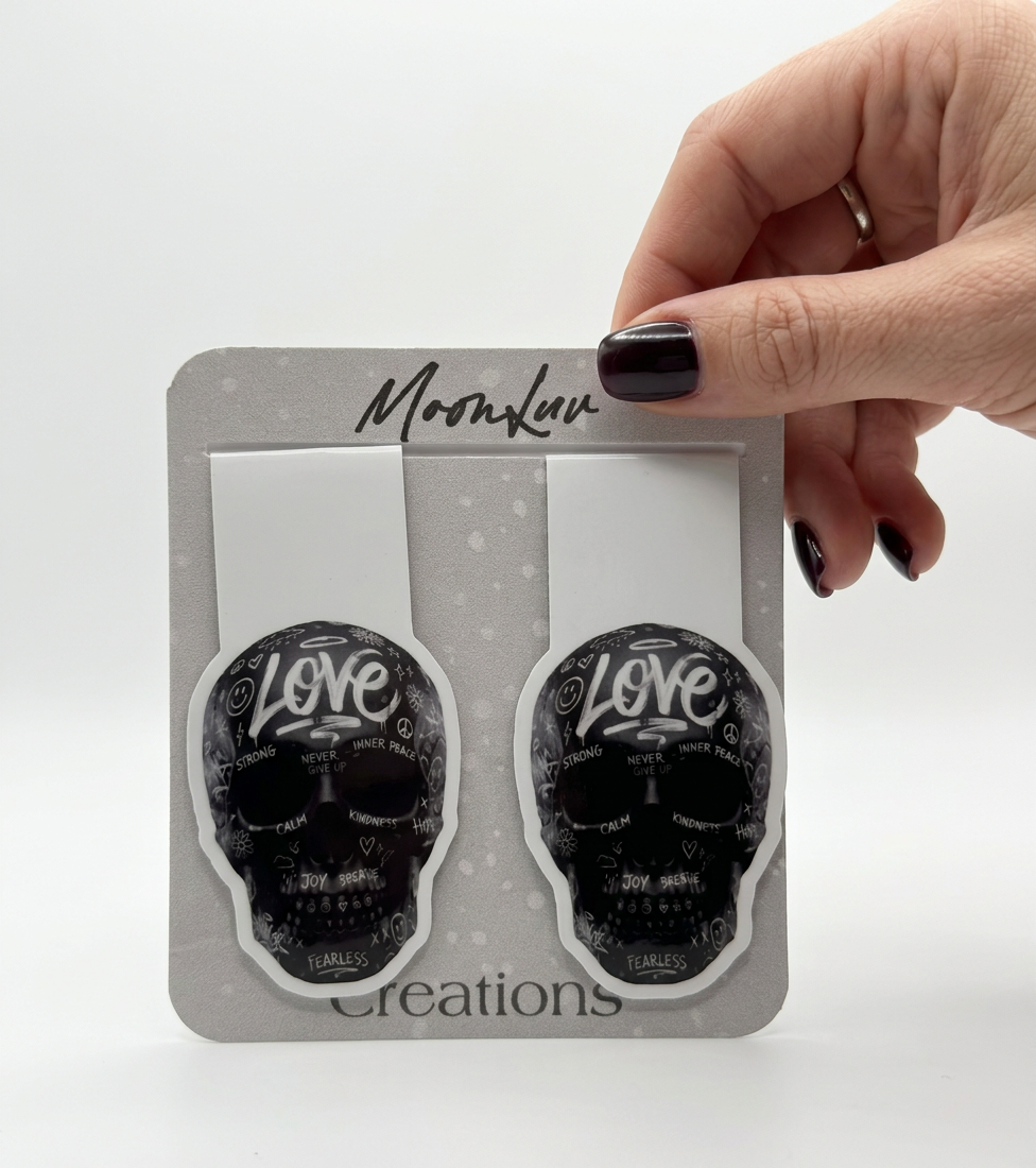 FUN FASHION SKULL MAGNET BOOKMARK