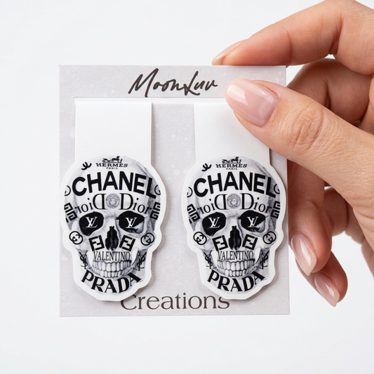 FUN FASHION SKULL MAGNET BOOKMARK