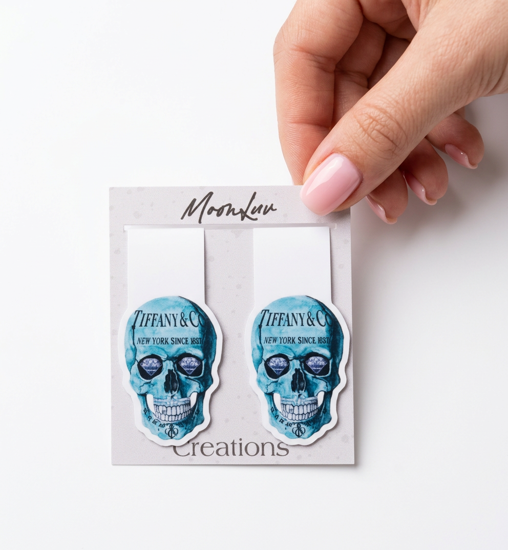 FUN FASHION SKULL MAGNET BOOKMARK