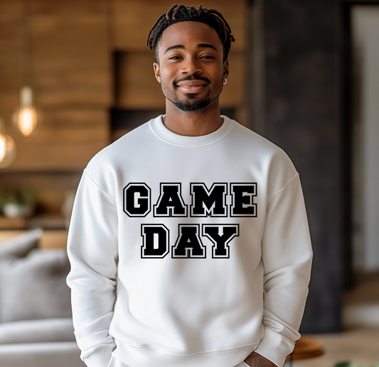 GAME DAY VARSITY SWEATSHIRT