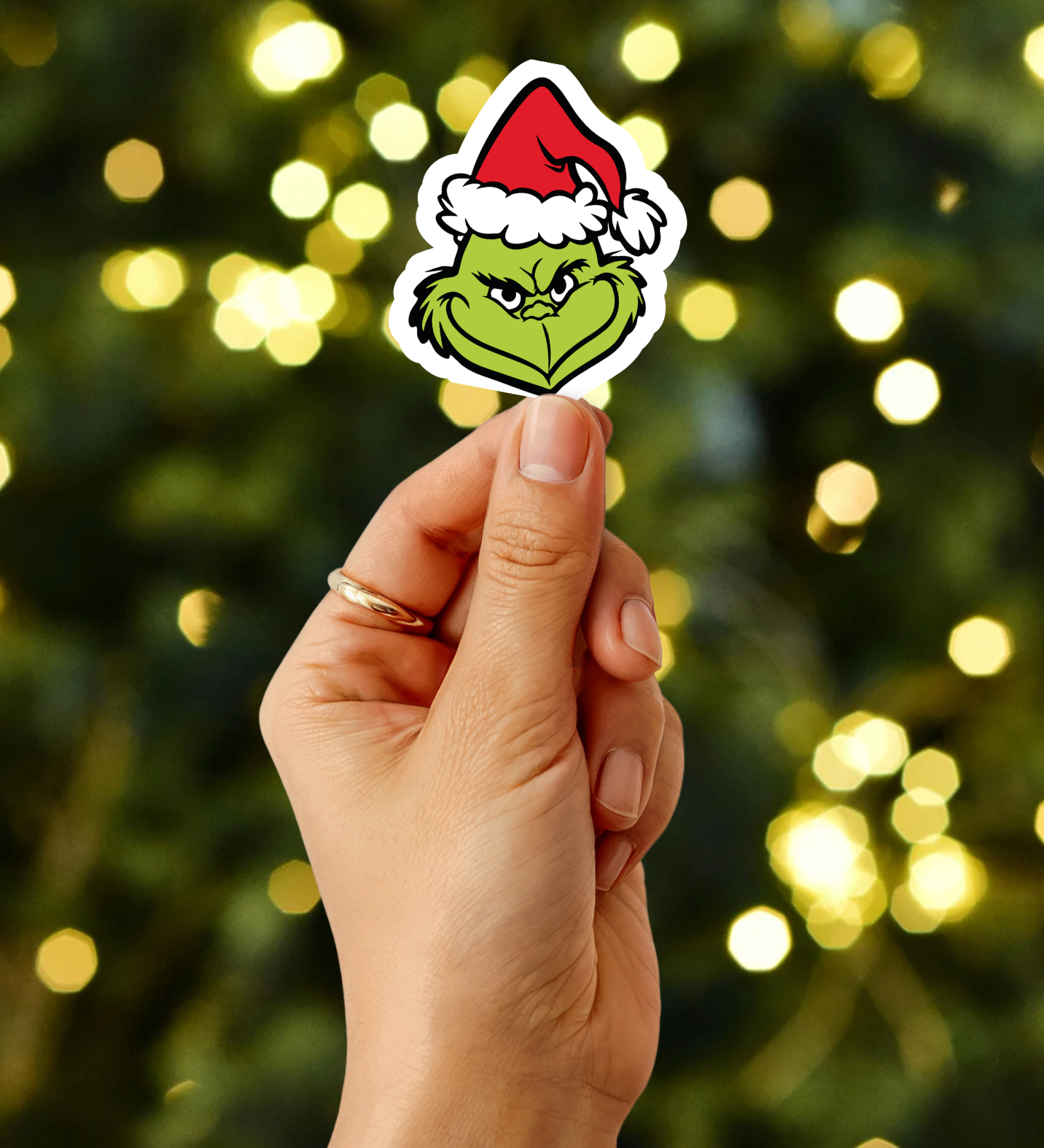 GRINCH MINI HOLIDAY CHRISTMAS STICKER SHEET