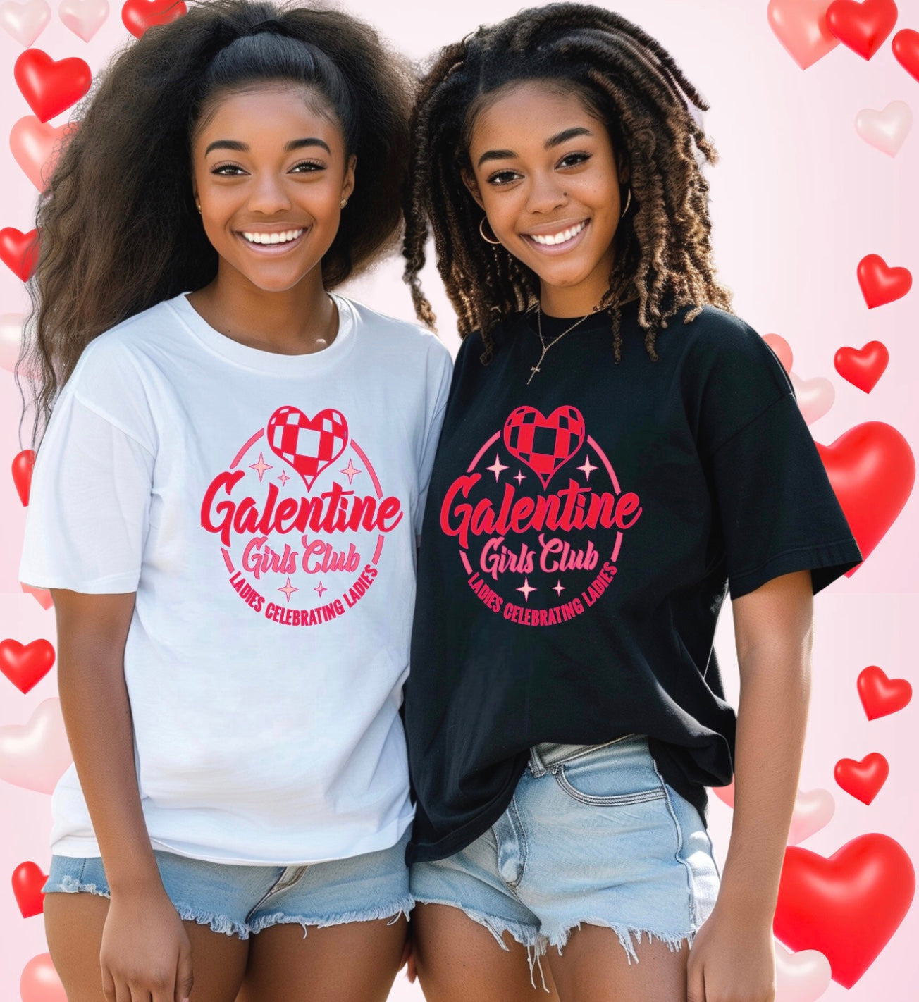 GALENTINE GIRLS CLUB T- SHIRT