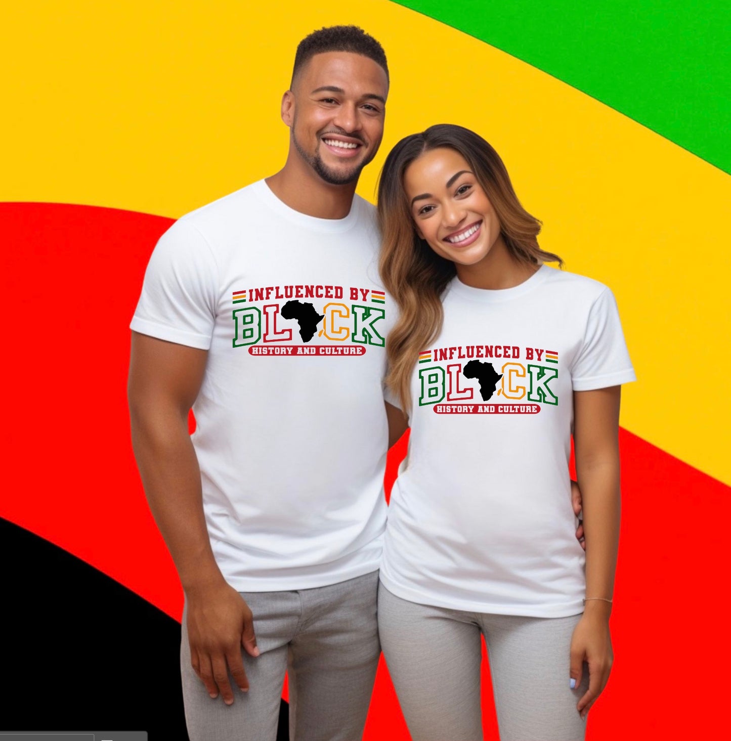 INFLUENCED BY BLACK HISTORY AND CULTURE T-SHIRT