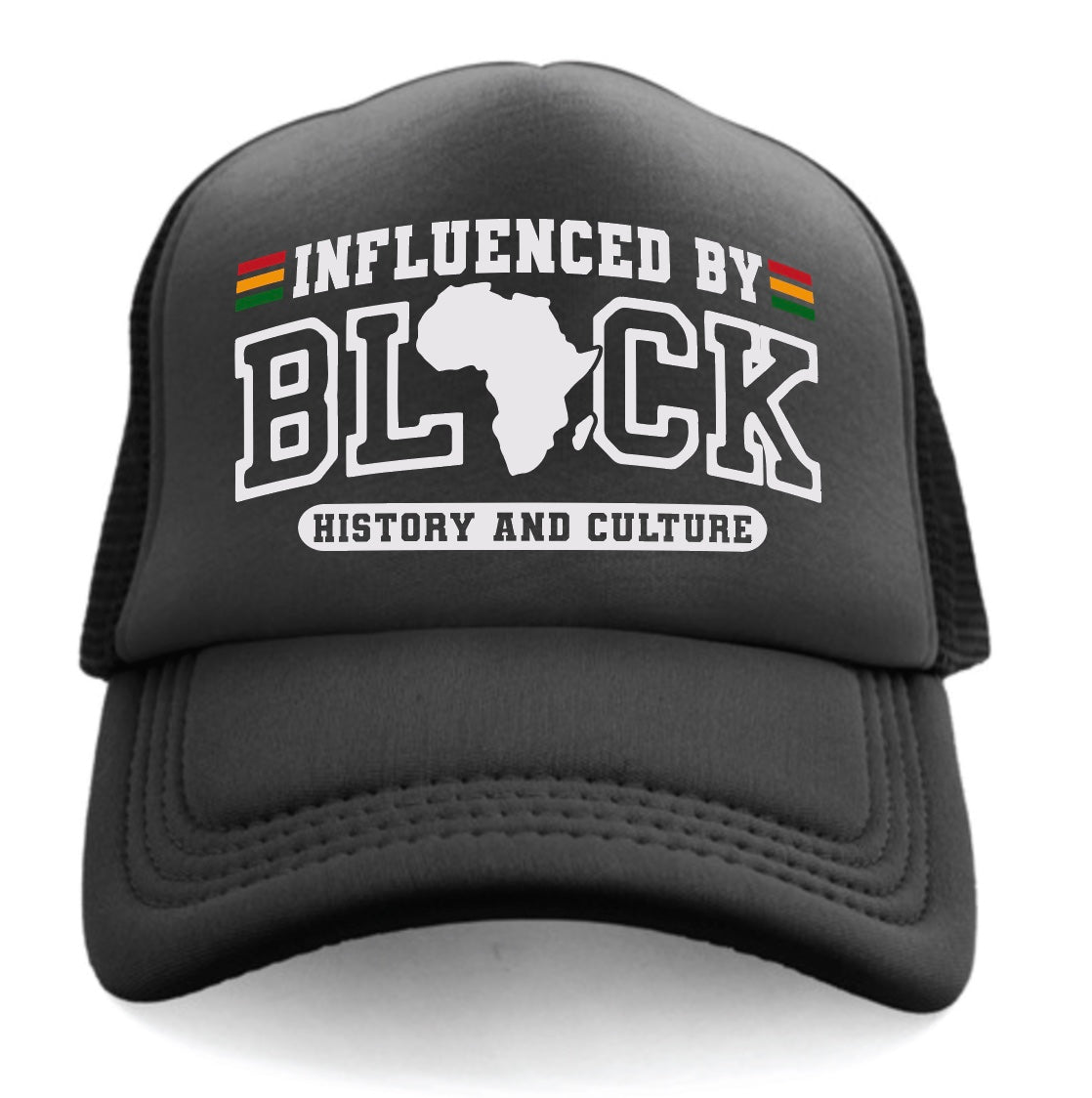 INFLUENCED BY BLACK HISTORY AND CULTURE TRUCKER HAT