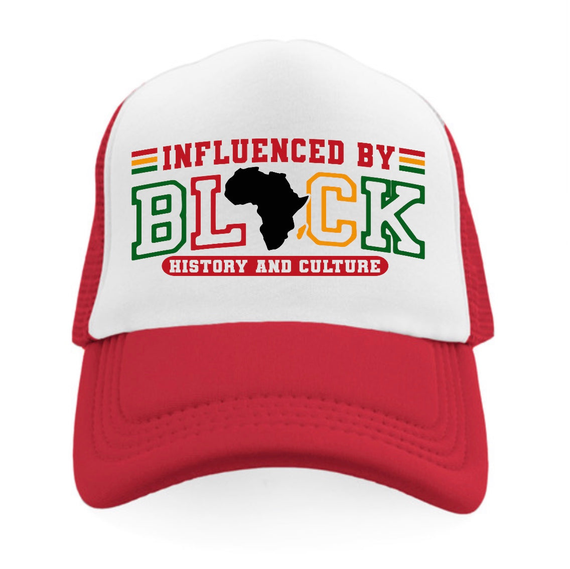 INFLUENCED BY BLACK HISTORY AND CULTURE TRUCKER HAT