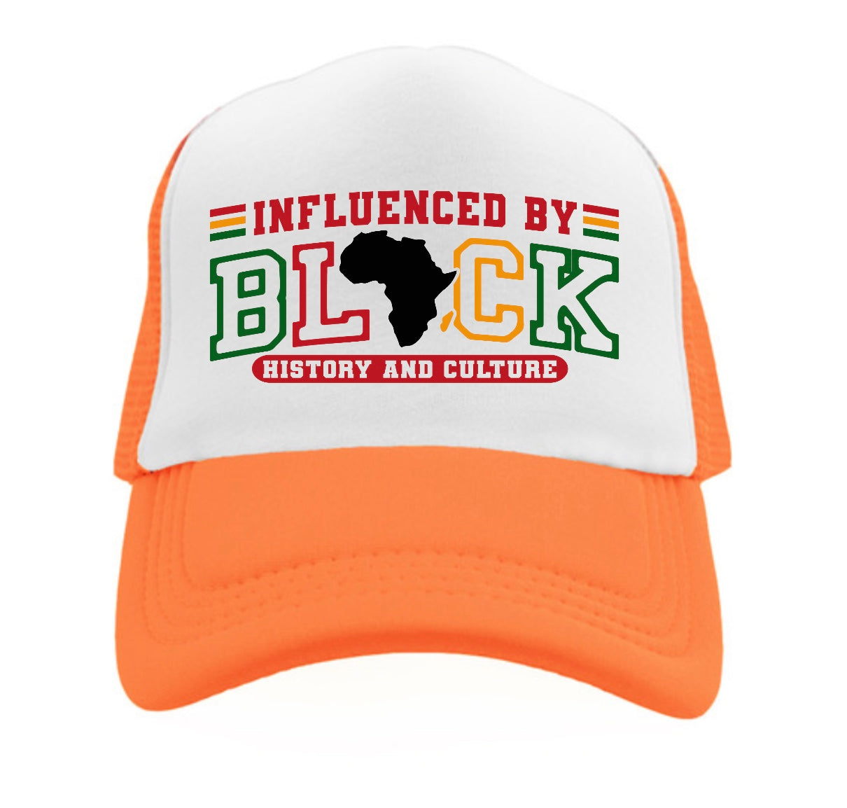 INFLUENCED BY BLACK HISTORY AND CULTURE TRUCKER HAT