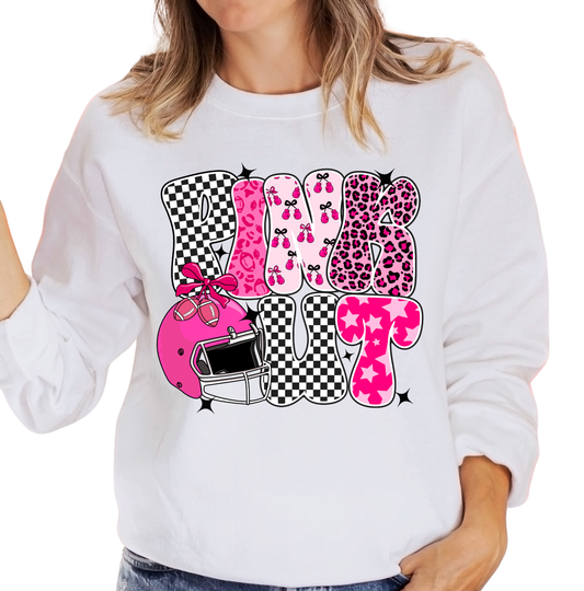 PINK OUT SWEATSHIRT FIGHTING FOR BREAST CANCER
