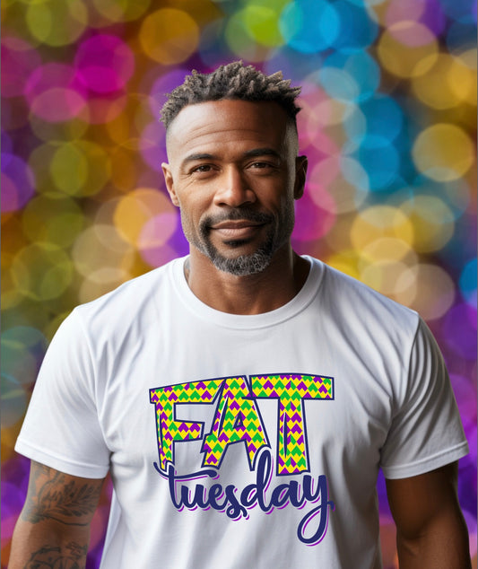 FAT TUESDAY MARDI GRAS T-SHIRT