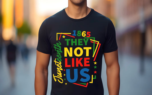JUNETEENTH THEY NOT LIKE US T-SHIRT