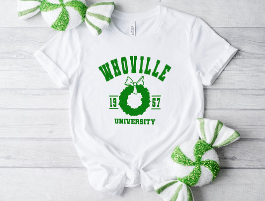 WHOVILLE UNIVERSITY HOLIDAY T-SHIRT