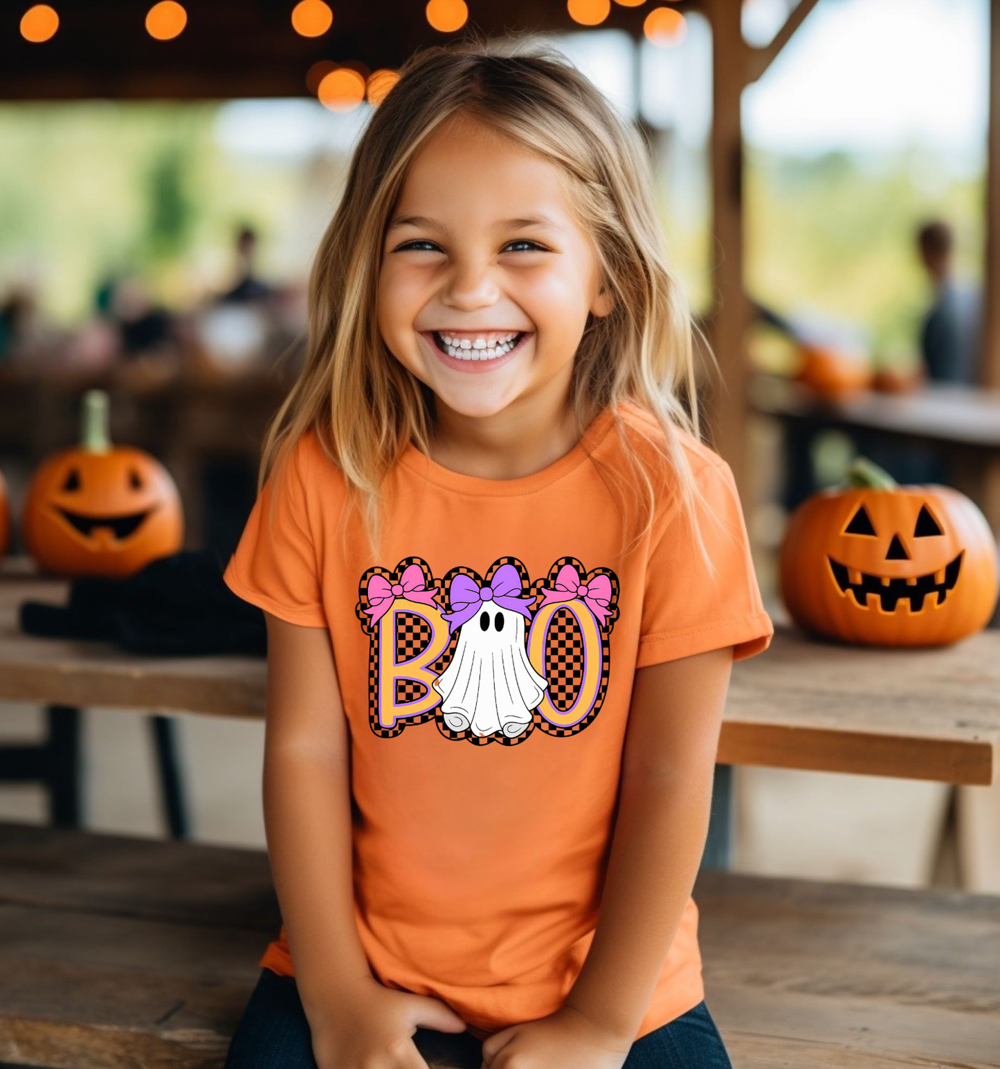 HALLOWEEN BOO  T-SHIRT FOR BOY & GIRL