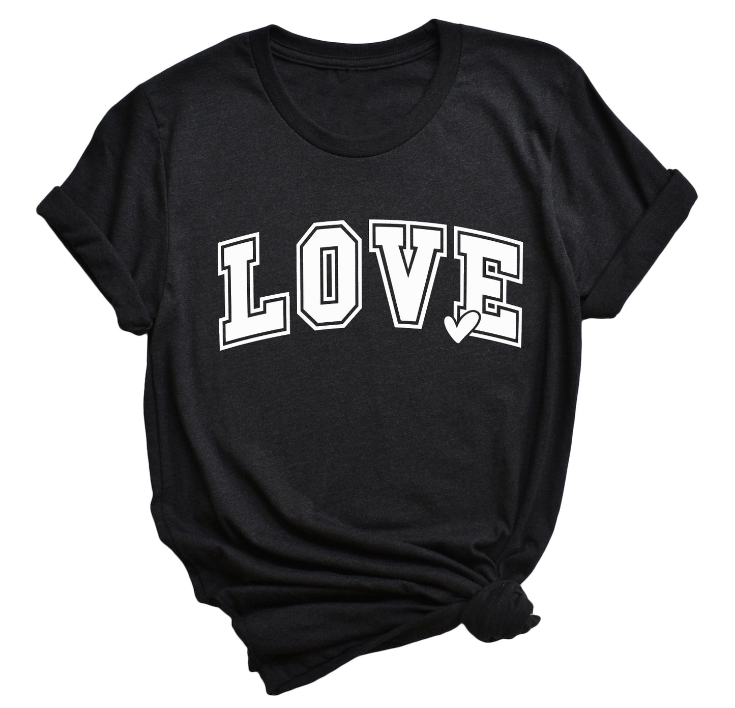 VARSITY LOVE with HEART T-SHIRT