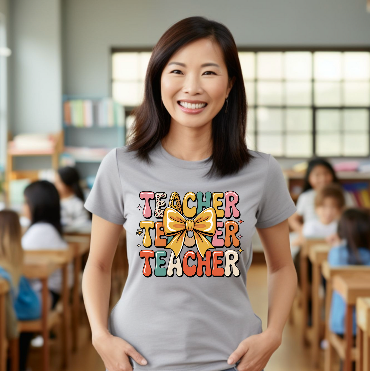 TEACHER BOW BACK TO SCHOOL T-SHIRT