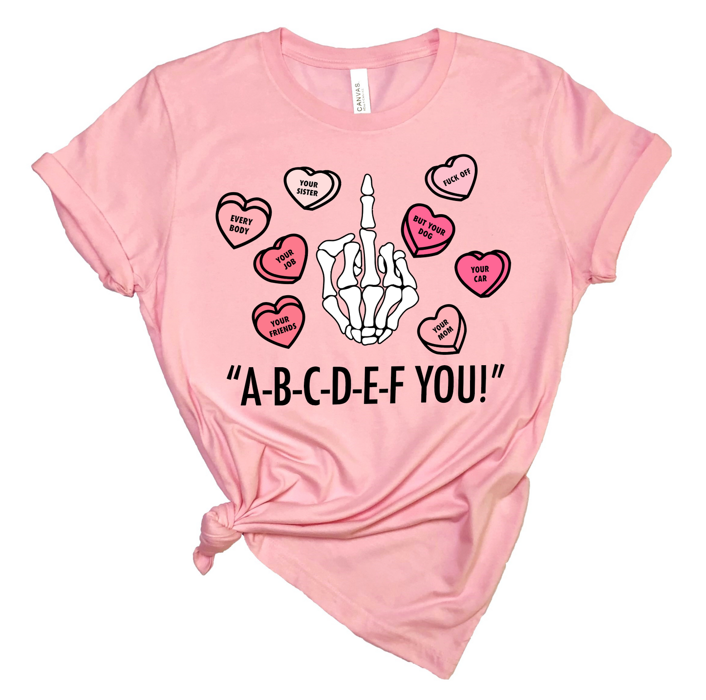 FUNNY "ABCDEFU" VALENTINE'S T SHIRT