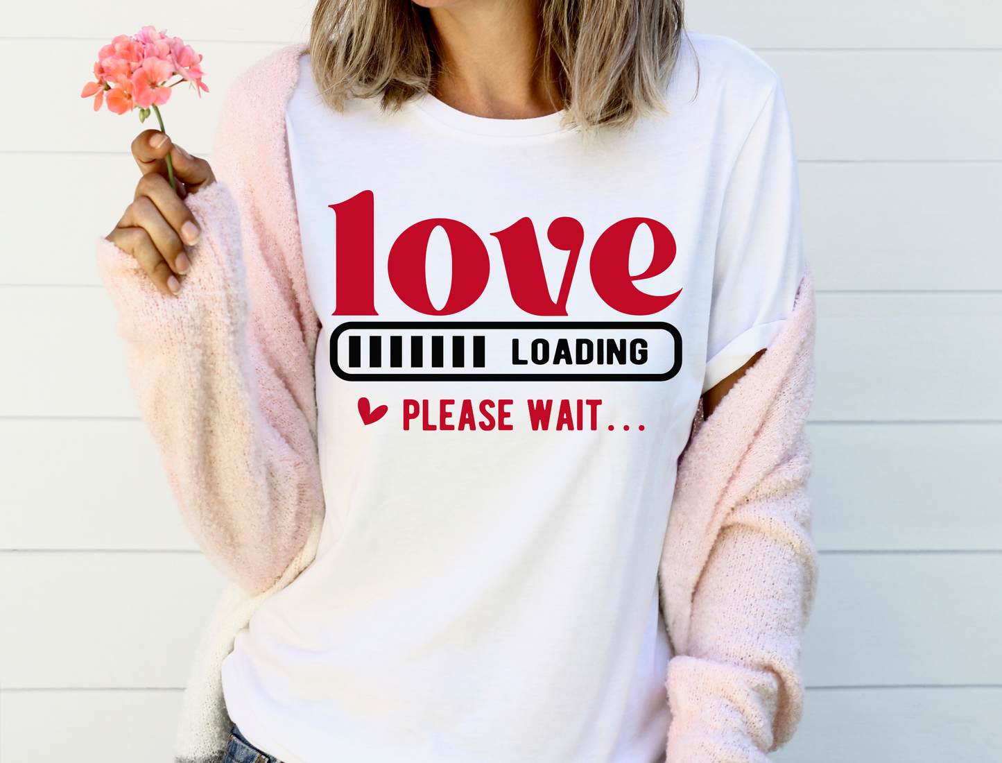 LOVE LOADING PLEASE WAIT...VALENTINE'S T-SHIRT