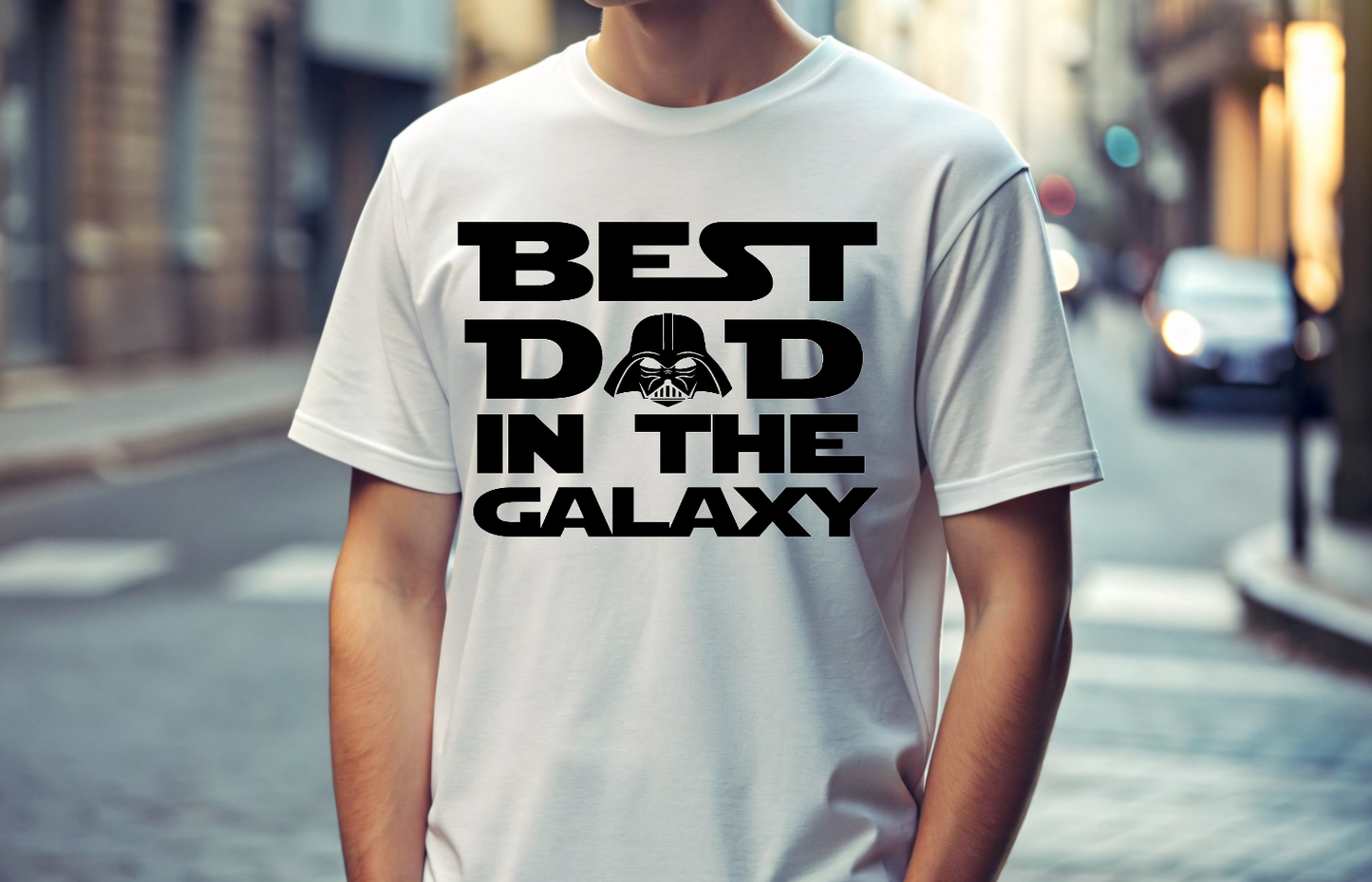 BEST DAD IN THE GALAXY T-SHIRT