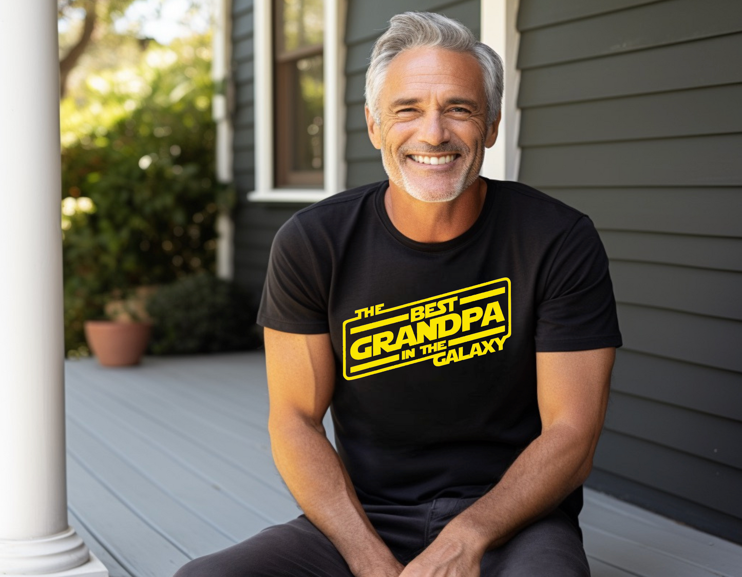 THE BEST GRANDPA IN THE GALAXY T- SHIRT