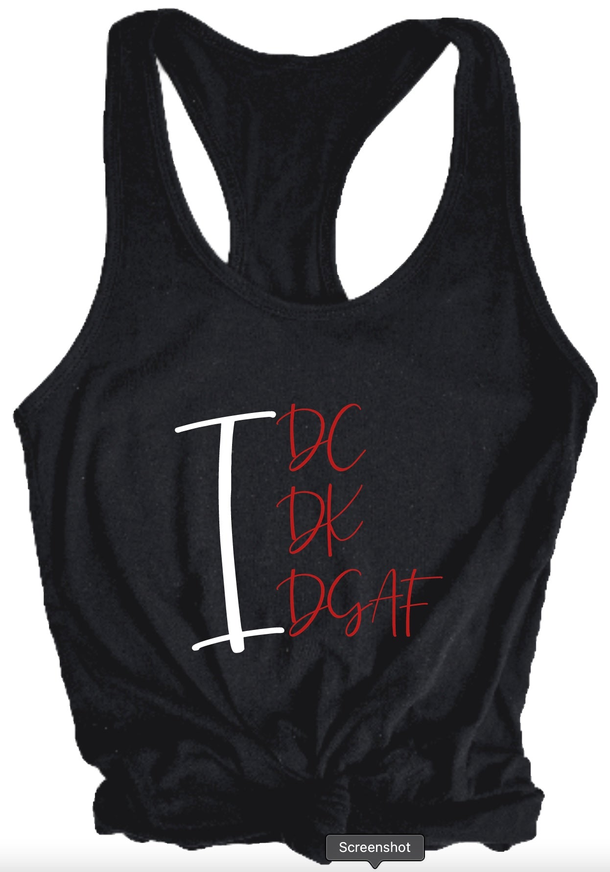 I DC...DK...DGAF Summer Tank Top