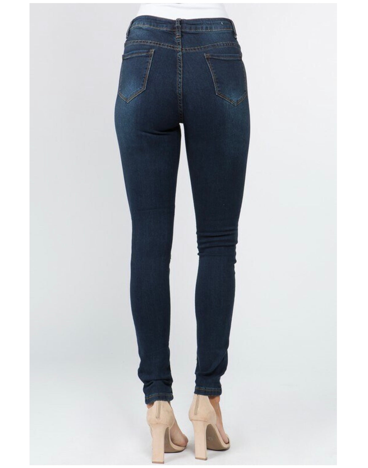 HIGH WAIST BASIC SKINNY JEAN (Limited Item)